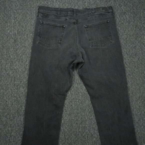 Bluffworks Jeans Mens 36x28 Faded Black Departure 2.0 Straight 5 Pocket Denim - Picture 8 of 13